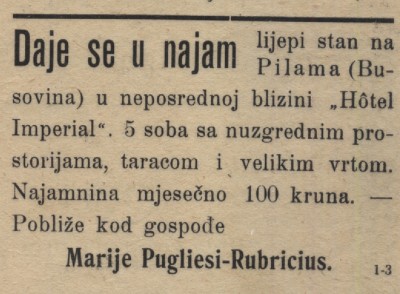 Stan Dubrovnik br 1 od 19.1.1909.jpg